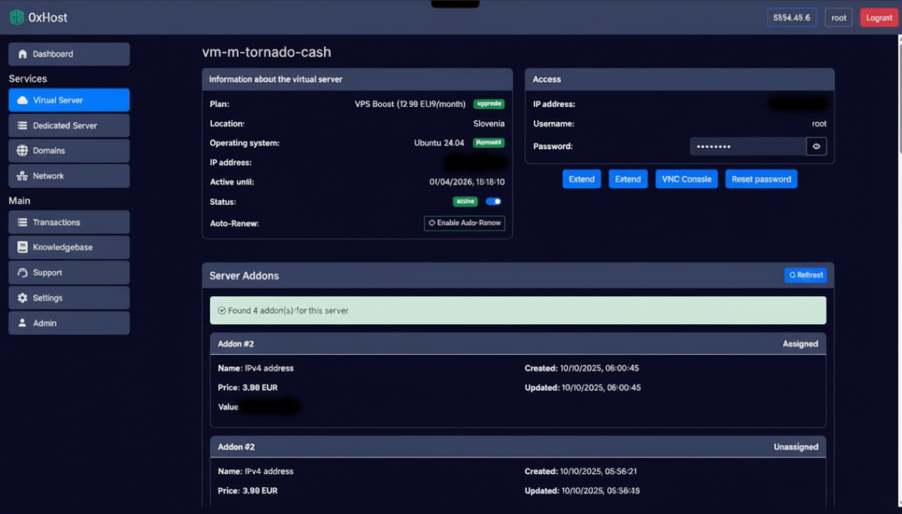 0xHost Platform Excellence